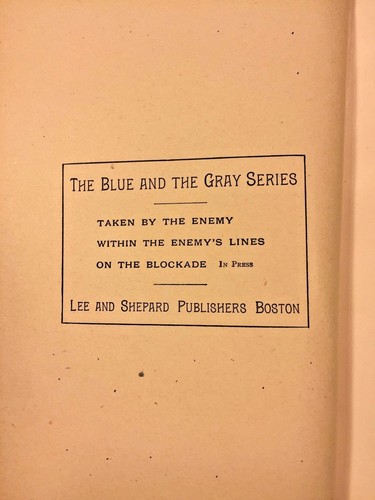 Serie 3 Vols Guerra Civil Azul y Gris Dentro de Líneas Enemigas 1er Libro de Esta Serie - Imagen 4 de 12