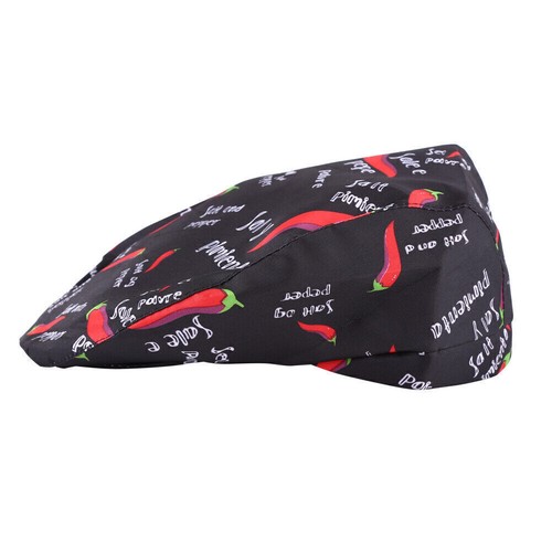 Men Women Chef Hat Catering Baker Attendant Kitchen Cook Duckbill Beret Golf Cap
