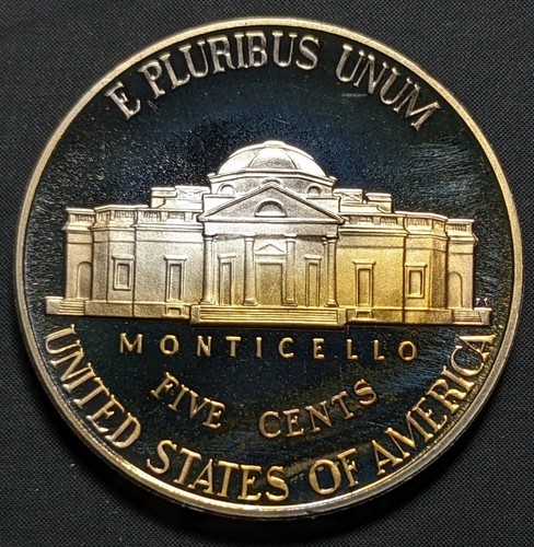 2007-S Proof Jefferson Nickel Toned - Picture 2 of 2
