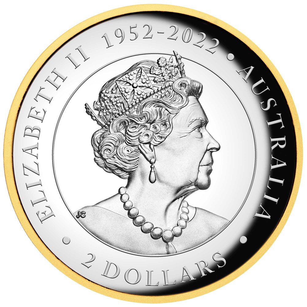 2023 $2 Australian Kookaburra 2oz Silver Proof High Relief Gilded Coin COA 0441 - Picture 11 of 11