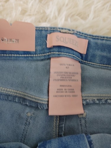 NWT Size 10 Girl's Squeeze Skinny Jeans with coin bag unicorn - Picture 4 of 5