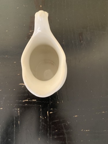 Vintage Walker China Creamer Heavy Stoneware Vitrified  Art Deco Restaurant ware - Bild 7 von 9