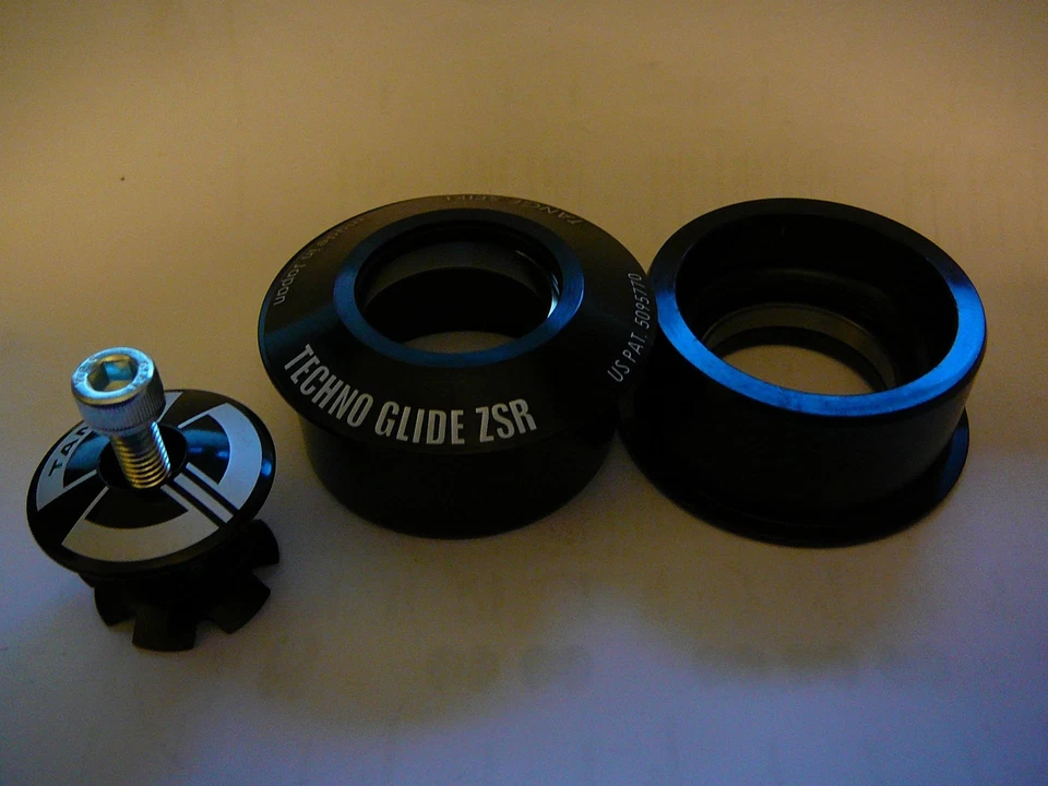 Tange Seiki TG1.5 ZSR без резьбы 1 1/8" впереди гарнитура велосипед цикл шток вилки черный - Изображение 3 из 4