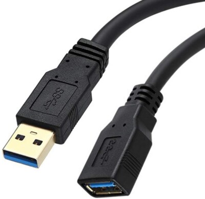 USB 3.0 Verlängerungskabel Stecker auf Buchse A auf A Verlängerungskabel 30cm