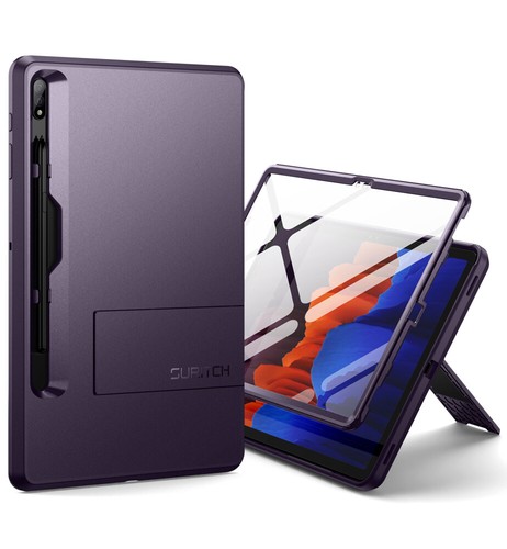Suritch for Samsung Galaxy Tab S7 FE 2021/S8 Plus 2022/S7 Plus 2020 Case Rugged - Picture 37 of 60