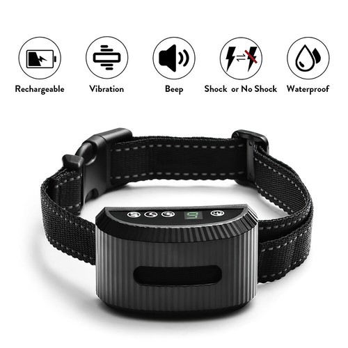 Dog Bark Collar-Compact Anti Barking Remote Stop Training sound-vibrate-shock AU - Picture 10 of 12