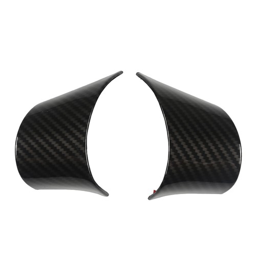 ABS Carbon Fiber Interior Steering Wheel Trim Cover Fits 2005-2013 Corvette C6 - Picture 7 of 8