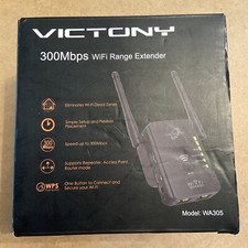 VICTONY WiFi Range Extender 300Mbps WiFi Booster 2.4  5GHz Dual