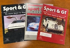 VINTAGE SPORT AND GT MARKET MAGAZINE *QTY 3* 1988, 1987