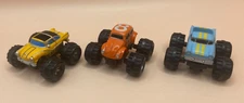 Vintage Lot of Three 1987 Galoob Micro Machines 4x4 Vehicles - Ford, Volkswagen