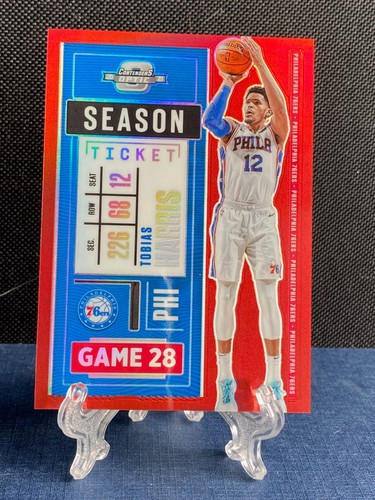 Tobias Harris 2020-21 Panini Contenders Optic Red #70 Philadelphia 76ers - Picture 1 of 2