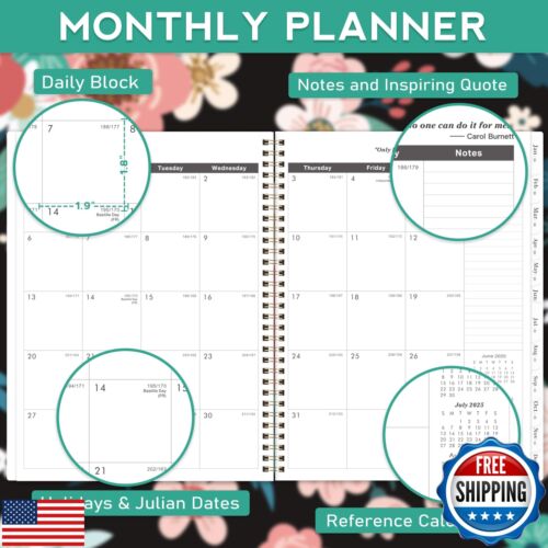 2025-2028 Monthly Planner/Calendar - 3 Year Monthly Planner 2025-2028, JULY 2 - Picture 4 of 5