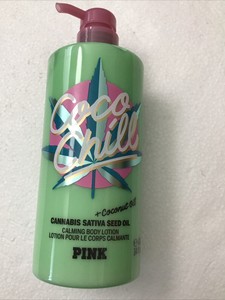 coco victorias calming chill lotion ounces secret pink body