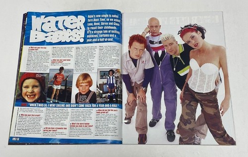 Vintage Smash Hits UK Music Magazine APRIL MAY 1998,Boyzone,Spice Girls,Aqua,911 - Foto 7 di 12