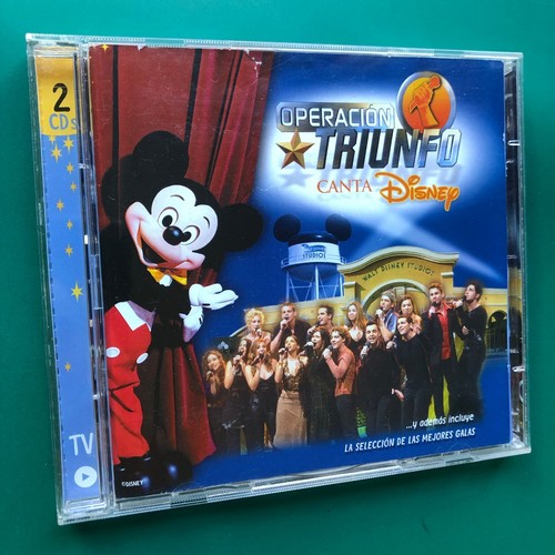 Academia OPERACION TRIUNFO Canta DISNEY Latin Europop 2x CD Mejores Galas Spain - Picture 1 of 17