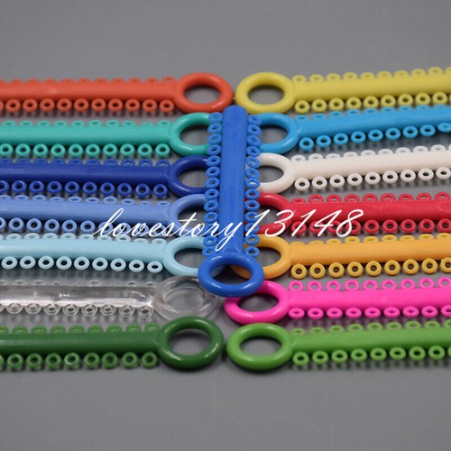 1040Pcs Dental Orthodontic Elastic Braces Rubber Ligature Ties 37Color to Choose - Picture 9 of 84