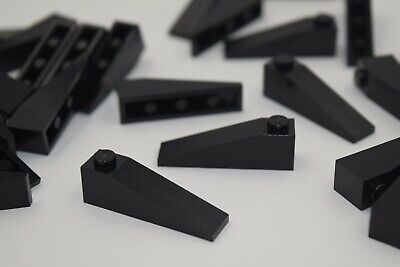 Lego 50 X Roof Bricks 1x2 Black Roof Tiles 45°