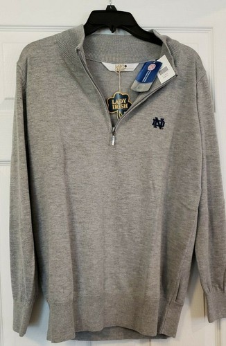 Notre Dame Damen grau 1/4 Reißverschluss Pullover Kaschmirmischung neu mit Etikett UVP $ 98 S, M, L, XL, XXL - Bild 5 von 5