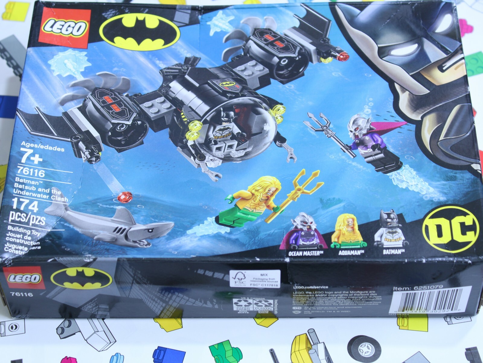 LEGO 76116 Batsub with Instructions /& Stickers **NO BOX OR MINIFIGURES**