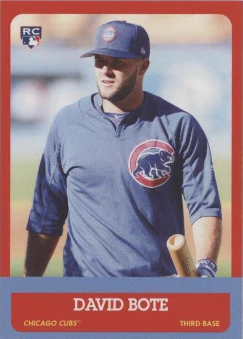 2018 Topps Throwback Thursday #TBT - David Bote #181 - 1 of 1
