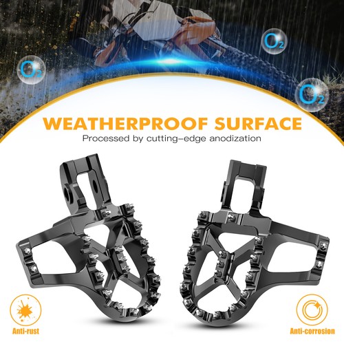 Extender Foot Pegs Footrests For KTM 125 150 SX 250 350 450 SXF XCF 2016-2022 - Picture 7 of 11