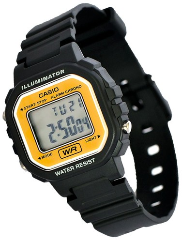 Casio LA-20WH-9A Ladies Gold Digital Watch with LED Light 5 Year Battery - Bild 3 von 3