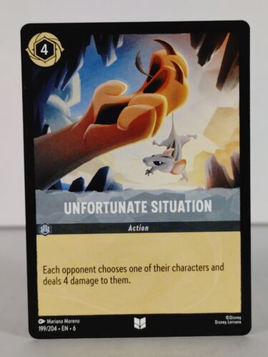 Unglückliche Situation - Azuritisches Meer - 199/204 - Lorcana TCG - Uncommon - Bild 8 von 11