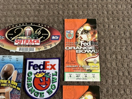 2002 2004 2006 Florida Gators NCAA Bowl Ticket Stub Lot Outback Orange Bowl - Bild 4 von 6