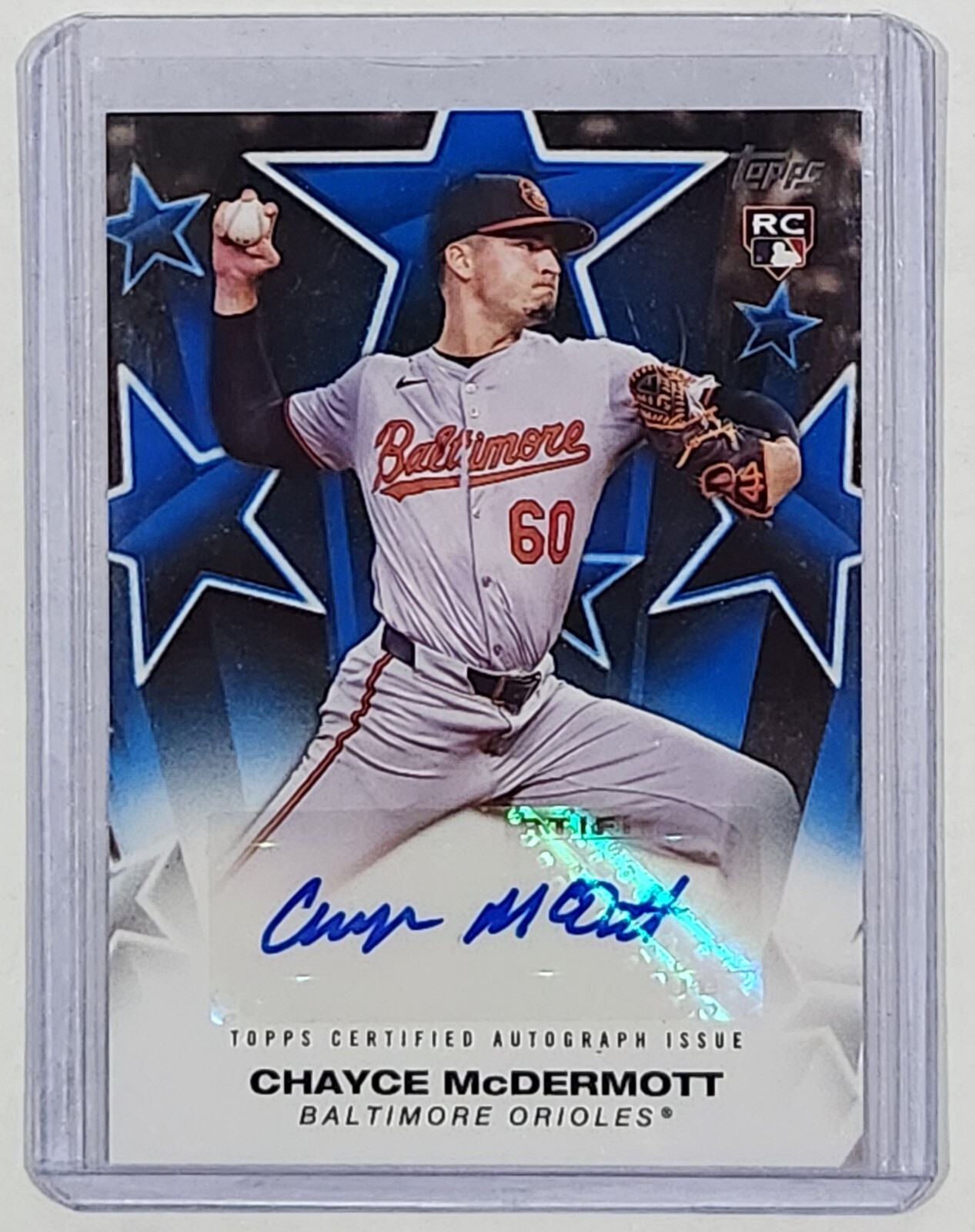 2025 Topps Series 1 Baseball Stars CHAYCE MCDERMOTT RC AUTO Blue #'d /150