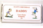 100g Chocolate bar with personalised wrapper for all occasions
