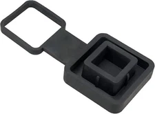 2" Black Hitch Receiver Cover Tow Trailer Tube Dustproof Plug Cap