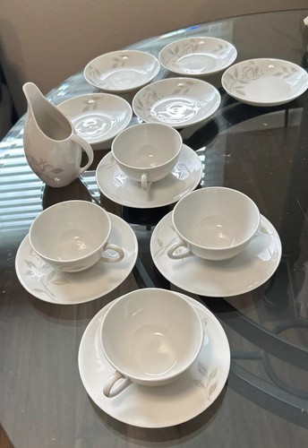 Royal Jackson de Luxe Fine China (4er Set) Tassen/Untertassen, inklusive Set 5 Schalen - Bild 9 von 12