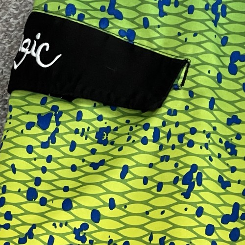 Pantalones Cortos Pelagic Board Para Hombre 34 Alto Rendimiento Natación Amarillo Azul Verde Playa - Imagen 24 de 24