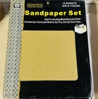 2 Pack Lot Champion Quality Tools Sand Paper 12pc Per Pack 9”x11”  Assorted Grit