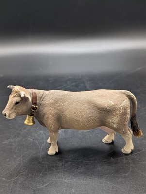 Schleich Braunvieh Dairy Cow Brown with bell