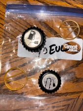 echo 440EVL 440 EVL GAS FUEL & OIL CAPS CAP SET   OEM FREE SHIP