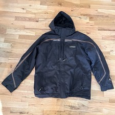 Spyder Men's XL Hooded Black Ski Snowboard Winter Parka. Excellent Condition