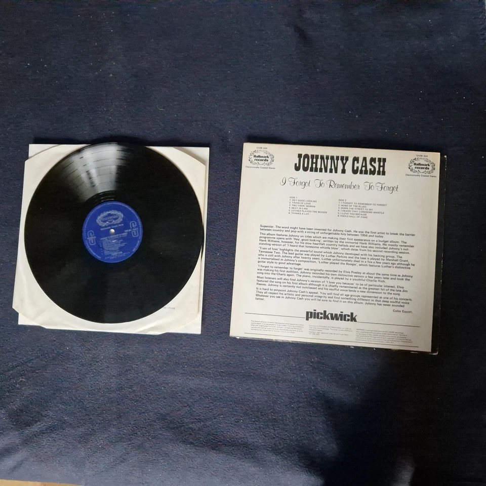LP Johnny Cash..9 Forgot To Remember To ForgotTrain Of Love ..u.a Siehe Foto - Bild 2 von 2