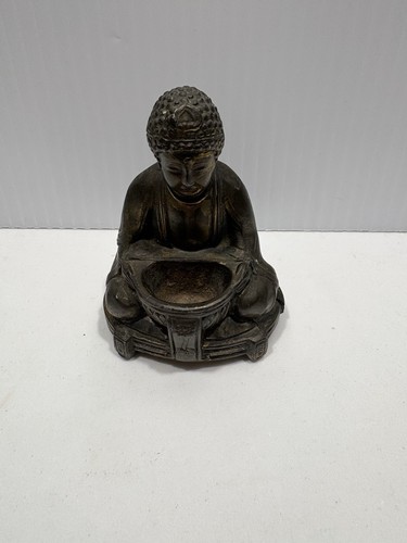 VTG Buddhist Metal Incense Burner Symbols Religious Spiritual Buddha 3" - Picture 2 of 11
