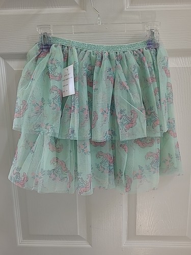 DISNEY PRINCESS Girl's Size 6X 2-Piece Ariel Tulle Skirt & Top Set W/Glitter NWT - Picture 2 of 24