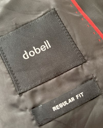Mens Dobell Tuxedo Black Patterned DJ Evening Smoking Men’s 40R - Picture 7 of 12