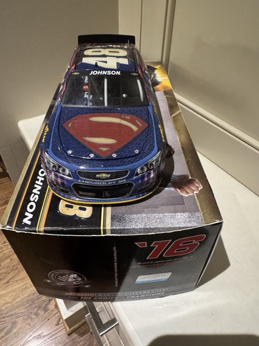 JIMMIE JOHNSON 2016 SUPERMAN VS DALE EARNHARDT JR BATMAN COMBO 1/24 ACTION - Picture 8 of 13