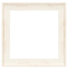 Frame for Canvas Painting, 10x10" Resin Canvas Floater Frame, White Wooden Grain