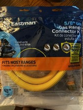 Eastman 5/8" OD Gas Range Connector Kit 48" Length Brand New & Sealed Fast Ship
