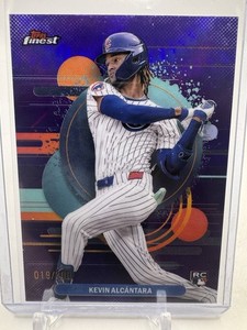 2025 Topps Finest Kevin Alcantara RC Purple Refractor 019/200 #167 Chicago Cubs