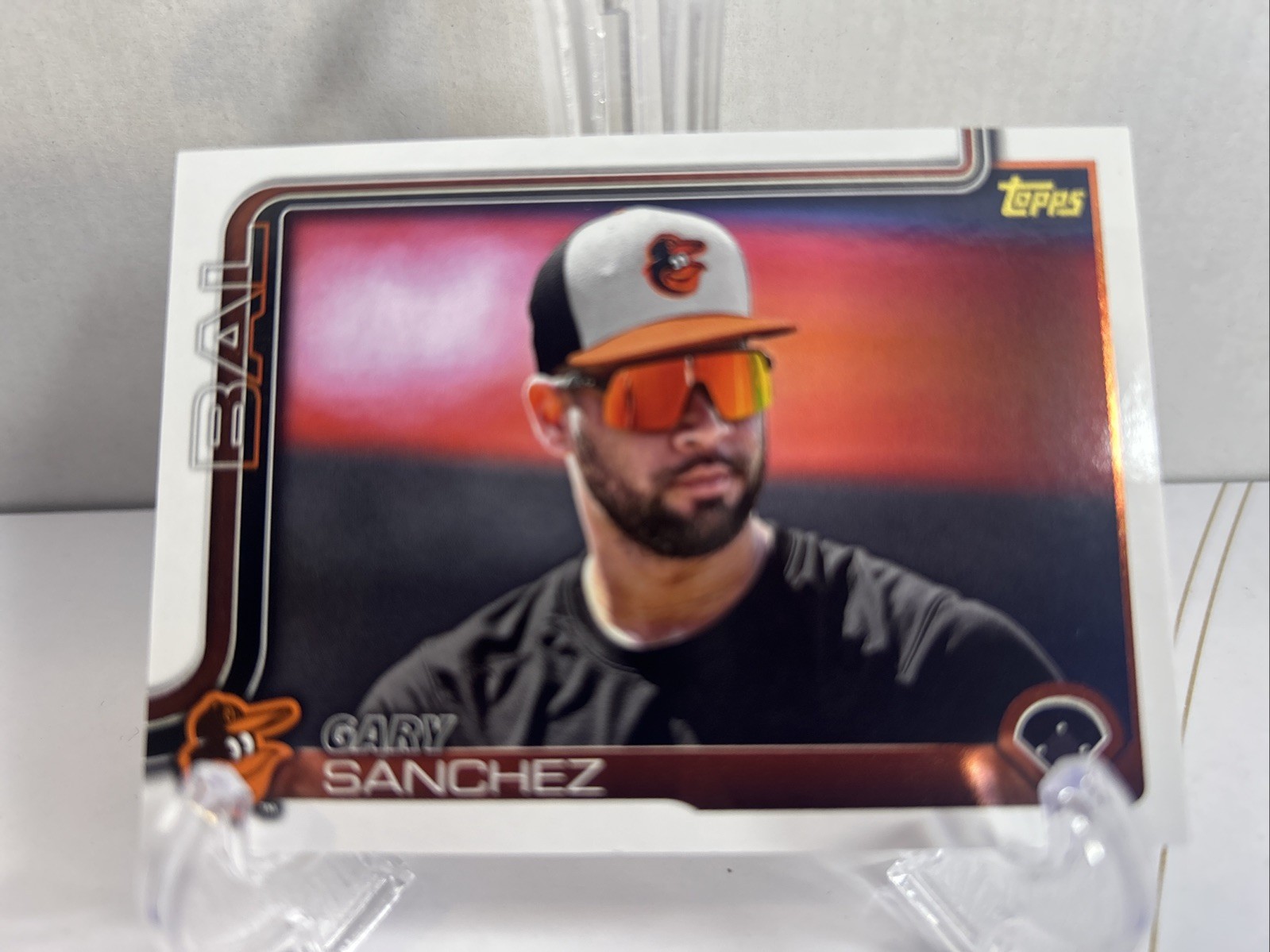 2025 Topps Series 2 Gary Sanchez Golden Mirror Image Variation SSP #460