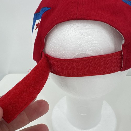 Vtg Corvette Racing Cap Mad House Adjustable Red Embroidered - Picture 6 of 14