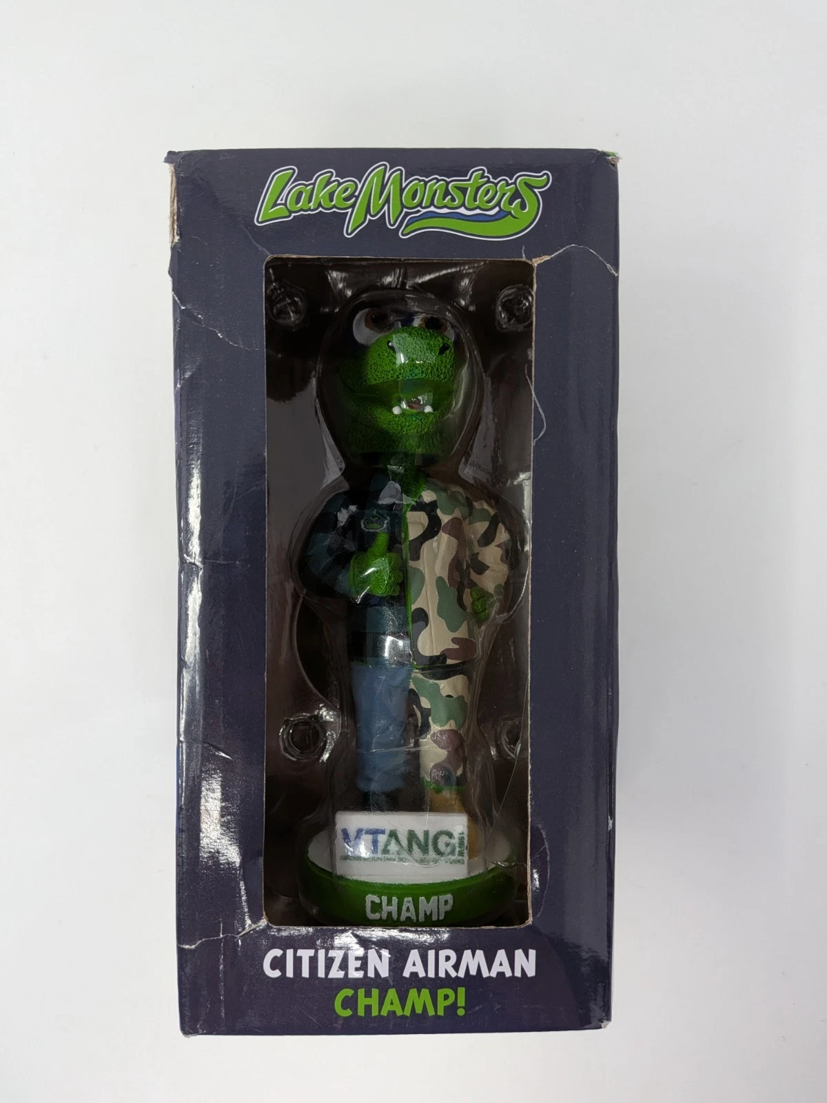 2025 Vermont Lake Monsters Champ VTANG Citizen Airman Bobblehead NIB