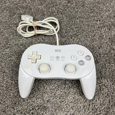 Nintendo Wii Classic Controller Pro WIRED OEM Official Works RVL-005 Remote Used