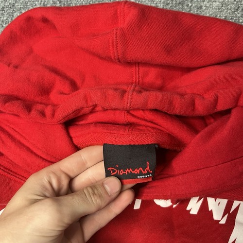 Diamond Supply Co. Graphic Fleece Pullover Sweatshirt XXL 2XL OG Script Hoodie - Picture 7 of 16